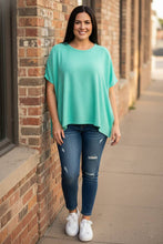 Load image into Gallery viewer, Serene Sanctuary Oversized Tee in Mint
