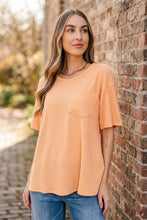 Load image into Gallery viewer, The Go-To Tee in Apricot Bliss
