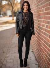 Load image into Gallery viewer, Wild Instinct Cutout Leopard Top
