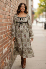 Load image into Gallery viewer, Garden Chateau Midi Dress
