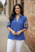 Load image into Gallery viewer, Sunkissed Soul Embroidered Blouse
