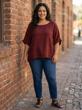 Load image into Gallery viewer, Urban Sanctuary Paneled Top (multiple color options)
