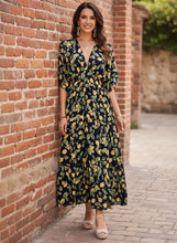 Load image into Gallery viewer, Zest &amp; Zenith Tiered Midi Dress (2 color options)
