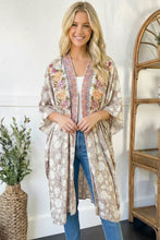Load image into Gallery viewer, Golden Meadow Embroidered Kimono
