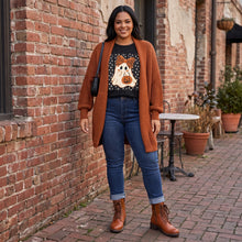 Load image into Gallery viewer, Cardigan Open Front Long Cardigan (multiple color options)

