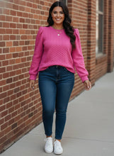 Load image into Gallery viewer, Enchanted Ivy Textured Knit Top (multiple color options)
