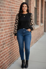 Load image into Gallery viewer, Midnight Safari Contrast Top
