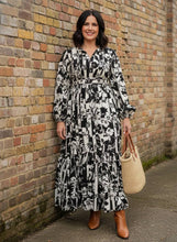 Load image into Gallery viewer, The Monochrome Muse Maxi Dress

