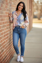 Load image into Gallery viewer, Prism Pulse Henley Knit Top
