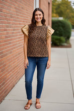 Load image into Gallery viewer, Safari Silhouette Pointelle Top
