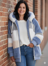 Load image into Gallery viewer, Cloud Nine Colorblock Fleece Jacket (multiple color options)
