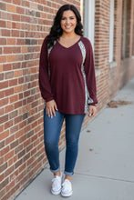 Load image into Gallery viewer, Untamed Spirit Leopard Raglan Top (multiple color options)
