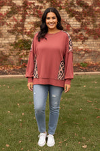 Load image into Gallery viewer, Desert Diamond Geometric Sweatshirt
