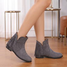 Load image into Gallery viewer, Free Spirit Fringe Ankle Boots (multiple color options)
