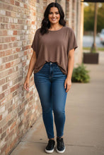 Load image into Gallery viewer, Serene Sanctuary Oversized Tee in Brown
