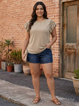 Load image into Gallery viewer, Sun-Drenched Ruffle Sleeve Knit Top (multiple color options)
