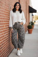 Load image into Gallery viewer, Jungle Jaunt Wide-Leg Barrel Jeans
