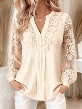 Load image into Gallery viewer, Lace Made Lovely Blouse (multiple color options)
