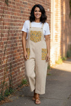 Load image into Gallery viewer, Sunflower Patch Pocket Overalls
