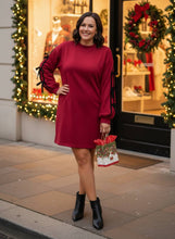 Load image into Gallery viewer, Sugarplum Dreaming Ribbon Dress
