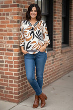 Load image into Gallery viewer, Gallery Walk Abstract Blouse
