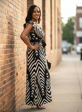Load image into Gallery viewer, Easy Living Chevron Wrap Maxi Dress
