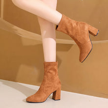 Load image into Gallery viewer, Fall in Line Suede Ankle Boots (multiple color options)
