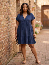 Load image into Gallery viewer, Sunday Socialite Tiered Mini Dress (2 color options)
