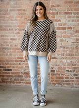 Load image into Gallery viewer, Checkmate Theory Mixed-Pattern High-Low Top
