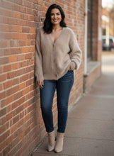 Load image into Gallery viewer, Angora Dream Button-Front Sweater (multiple color options)
