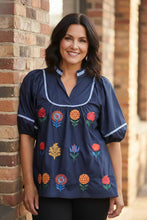 Load image into Gallery viewer, Gallery Grandeur Embroidered Top

