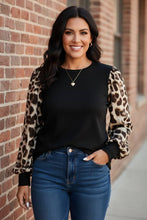 Load image into Gallery viewer, Midnight Safari Contrast Top
