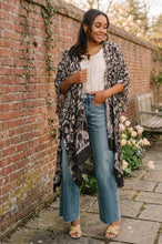Load image into Gallery viewer, Bella Vida Open Front Floral Print Kimono
