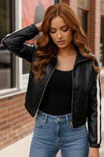 Load image into Gallery viewer, Street Stride Pleather Jacket
