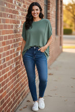 Load image into Gallery viewer, Cloud Soft Drape Knit Top in Jade
