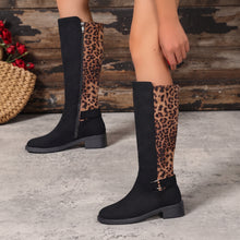 Load image into Gallery viewer, Step Into Style Knee-High Block Heel Boots (multiple color options)
