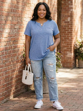 Load image into Gallery viewer, Weekend Wanderer Casual Button-Front Pocket T-Shirt (multiple color options)
