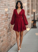 Load image into Gallery viewer, Midnight Romance Lace Mini Dress (multiple color options)
