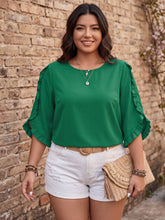Load image into Gallery viewer, Meet You for Lunch Ruffle Blouse (multiple color options)
