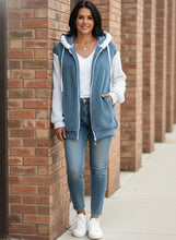 Load image into Gallery viewer, Mountain Trail Colorblock Sherpa Jacket (multiple color options)
