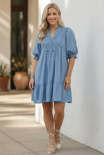 Load image into Gallery viewer, Seraphina Smocked Babydoll Dress
