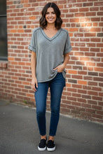 Load image into Gallery viewer, Latte Break Melange Hacci Tee
