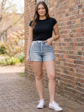 Load image into Gallery viewer, JUDY BLUE Slim Fit High-Rise Shorts
