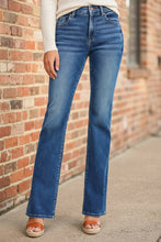 Load image into Gallery viewer, RISEN High Rise  Bootcut Jeans With Distressed Details
