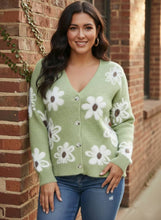 Load image into Gallery viewer, Petals in Bloom Knit Cardigan (multiple color options)
