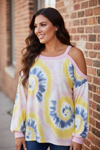 Load image into Gallery viewer, Cotton Candy Skies Cold Shoulder Top
