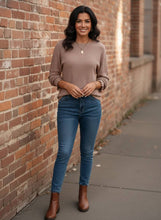 Load image into Gallery viewer, Fireside Flutter Ribbed Top (multiple color options)
