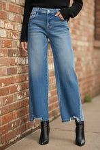 Load image into Gallery viewer, RISEN Slouchy Cropped Barrel Jeans with Contrast Wash
