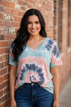 Load image into Gallery viewer, Cotton Candy Skies Tie-Dye Tee
