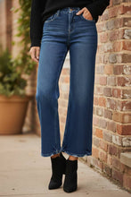 Load image into Gallery viewer, RISEN Tummy Control 4 Way Stretch High Rise Crop Wide Leg Jeans
